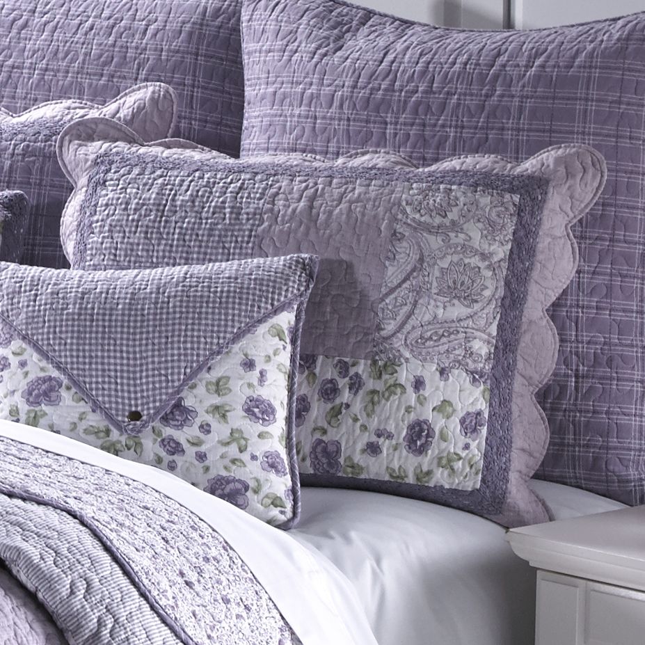 Lavender Rose Quilt Collection by Donna Sharp - Cornucopia