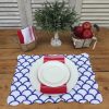 navyamd white-waves-quilted-reversible-rectangle-place-mat-with-red-cloth-napkin