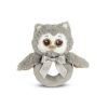 bearington-baby-gray-white-owlie-ring-rattle-lovey