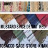 Repurposed-Woven-Scatter-Rag-Rugs-Denim-Blue-Honey-Spice-Red-Tobacco-Brown-Khaki-Sage-mustard