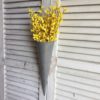 hanging-farmhouse-metal-vase-on-rustic-shutters-with-forsythia