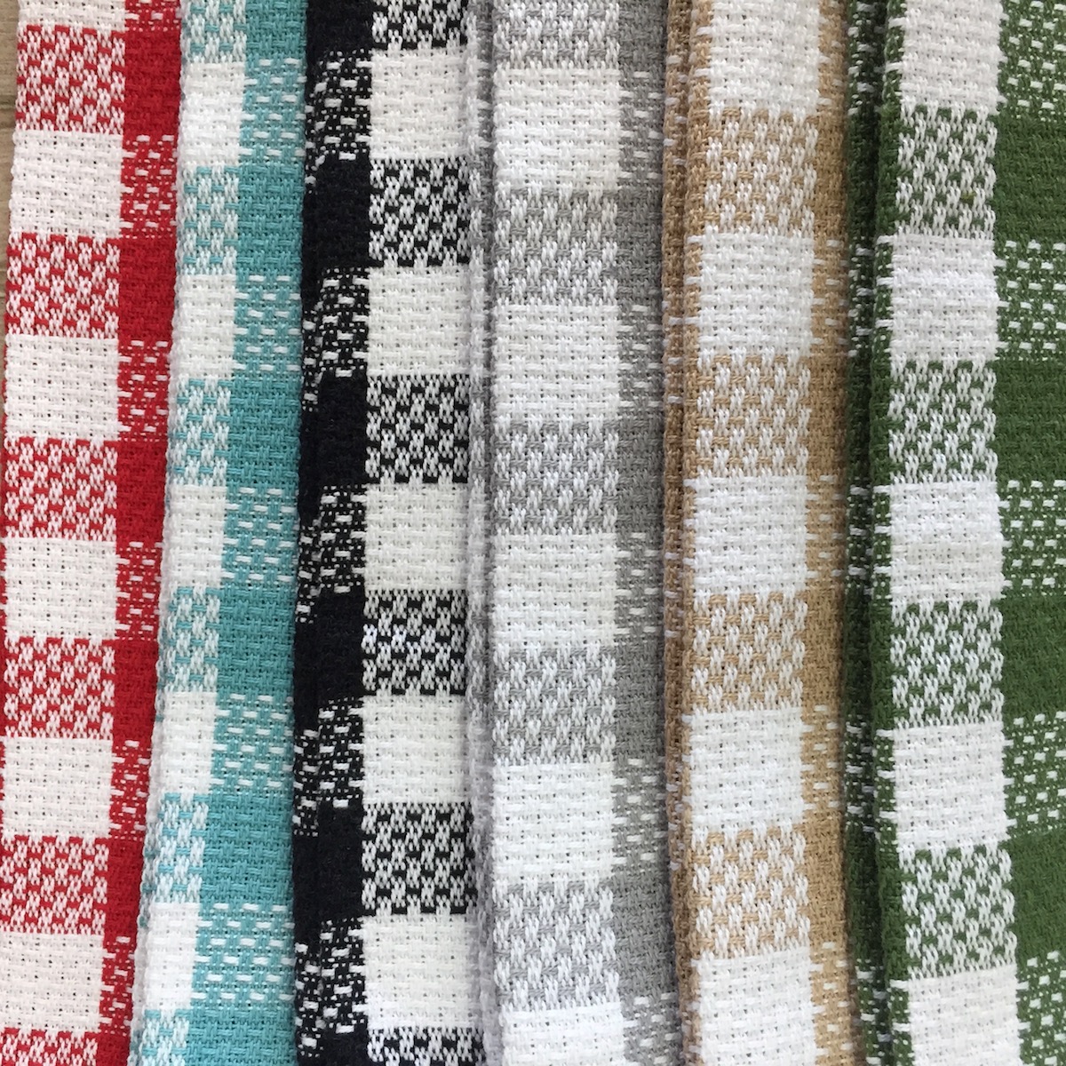 Custom Printed Modern Farmhouse Patterned Waffle Weave Kitchen Towel