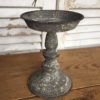 7” French Gray Aged Patina Henley Holder