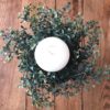 large baby’s twilight farmhouse greenery candle ring and wreath