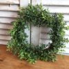 New England Boxwood Greenery Medium Wreath