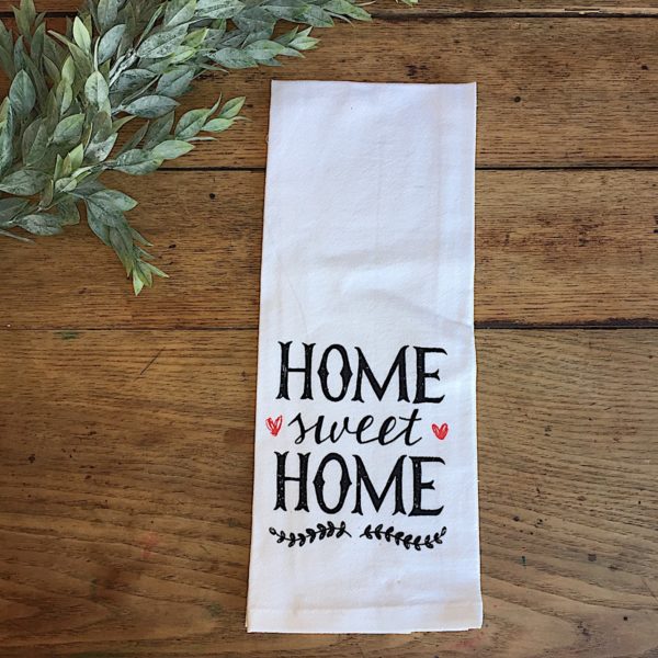 farmhouse-style-flour-sack-kitchen-towel-home-sweet-home
