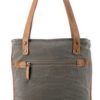 Ali Leather and Canvas Tote Bag