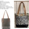 Ali Leather and Canvas Tote Bag info