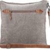 dalliance leather and canvas crossbody handbag