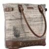Rugsberry Canvas and Leather Tote