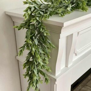 Meadow Laurel Faux Greenery Garland (6 ft)