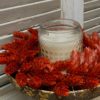 Heartfelt Hops Medium Wreath and Candle Ring