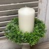 Morning Rain Greenery Small Wreath and Candle Ring