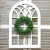 Morning Rain Greenery Small Wreath and Candle Ring