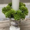 Stonecrop Greenery Mini Candle Ring