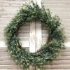 Twilight Ash Greenery Large Wreath