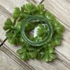 Stonecrop Greenery Mini Candle Ring – Back