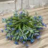 Meadow Blossom Faux Floral Half Sphere (Blue) Meadow Blossom Faux Floral Half Sphere (Blue)