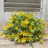 Meadow Blossom Faux Floral Half Sphere (Yellow) Meadow Blossom Faux Floral Half Sphere (Yellow)