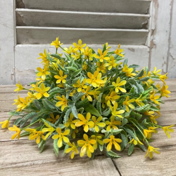 Meadow Blossom Faux Floral Half Sphere (Yellow) Meadow Blossom Faux Floral Half Sphere (Yellow)