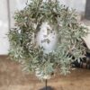 Shiloh Leaves Small Wreath and Candle Ring