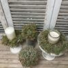 Shiloh Leaves Small Wreath and Candle Ring Shiloh Leaves Small Wreath and Candle Ring
