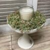 Shiloh Leaves Small Wreath and Candle Ring