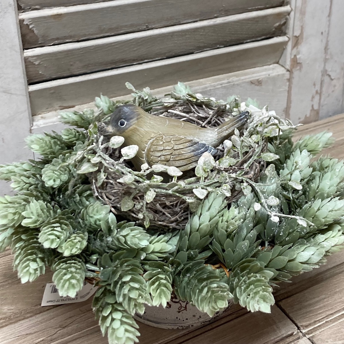 Frosted Twined Vine Nest