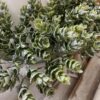 Frost Gleam Hops Greenery Wreath and Candle Ring Frost Gleam Hops Faux Greenery Wreath and Candle Ring