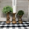 Dodge House Stained Candle Holders