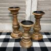 Dodge House Stained Candle Holders