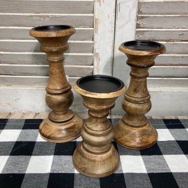 Dodge House Stained Candle Holders