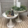 Cream Aged Patina Wimberly Holders