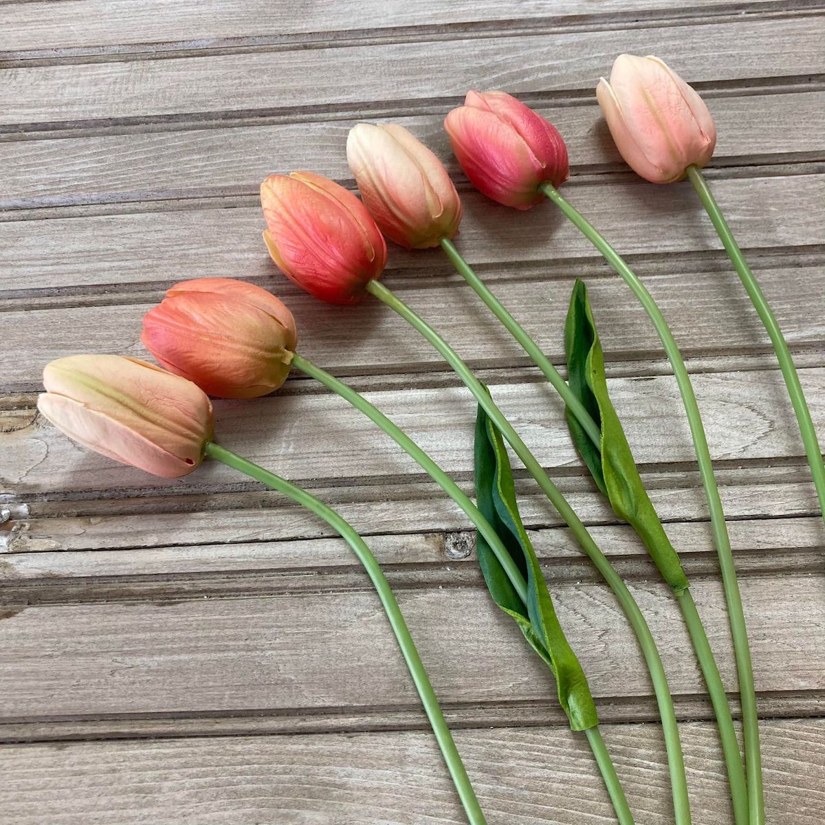 assorted faux tulips