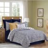 Serena Navy Quilt Set