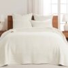 Cross Stitch Cream Quilt Set Cross Stitch Solid Cream Quilt Set includes a quilt and 2 shams