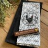 My Roost My Rules Rooster Kitchen Towel with Black Kitchen Towel and Mini Sign
