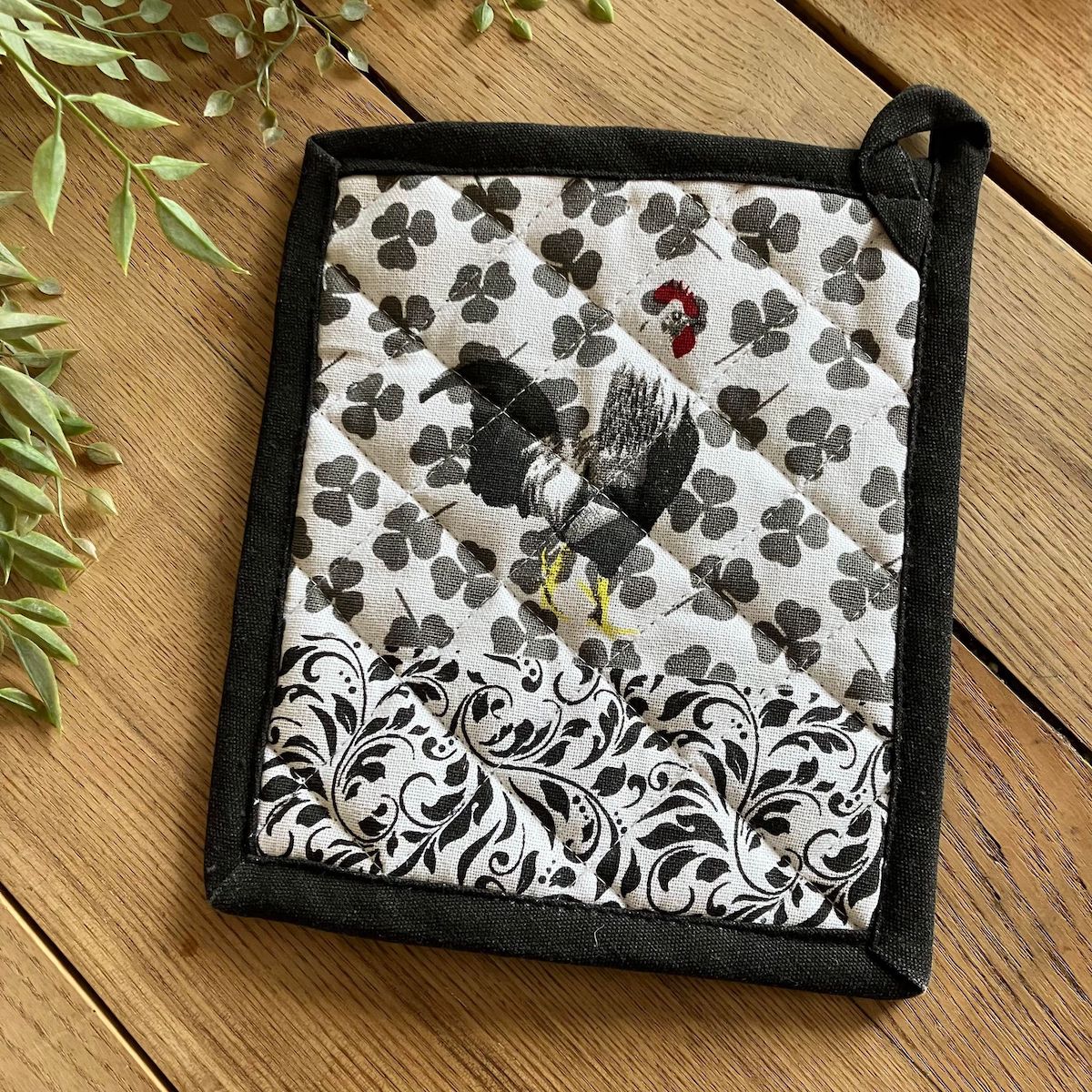 Lucky Rooster Pot Holder