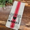 Farmers Market Rooster Kitchen Towel