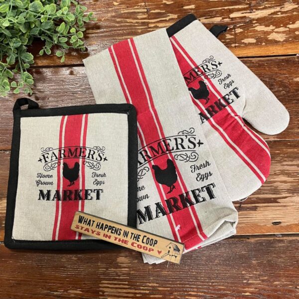 Farmers Market Rooster Kitchen Collection