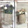 Set of 2 Whitewashed Willow Baskets in 2 sizes Set of 2 Whitewashed Willow Baskets in 2 sizes