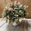 Shallow Straits Pink Half Sphere Heirloom Blush Berry Half Sphere in Aged Patina Cream Apolla Vessel