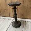 French Gray Aged Patina Large Decorative Holder