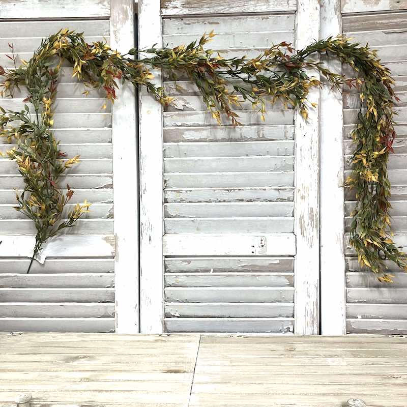 Velvet Ash Fall Foliage Garland