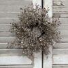 Luna Brown Foliage Small Wreath and Candle Ring Luna Brown Foliage Small Wreath and Candle Ring