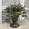 Laden Berries and pinecones with spruce greenery Half Sphere Laden Berries and pinecones with spruce greenery Half Sphere