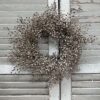 Luna Brown Foliage Medium Wreath and Candle Ring Luna Brown Foliage Medium Wreath and Candle Ring