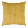 Cross Stitch Ochre Yellow Decorative PIllow Cross Stitch Ochre Yellow Decorative PIllow