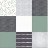Barn Green and Gray Quilt Collection Fabric Swatch Barn Green and Gray Quilt Collection Fabric Swatch