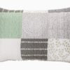 Barn Green and Gray Quilted Decorative Pillow Shams Barn Green and Gray Quilted Decorative Pillow Shams